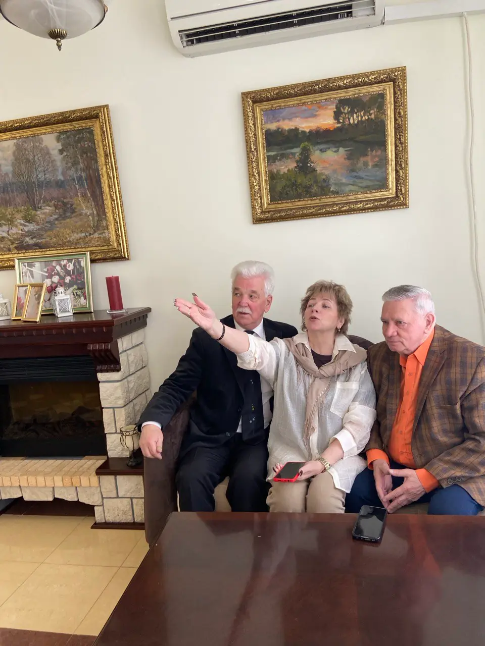 Вечерняя посиделка у камина Родная Сила